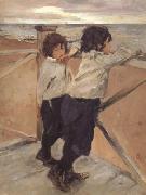 Valentin Aleksandrovich Serov The Children Shasha and Iura Serov (nn02) oil painting picture wholesale